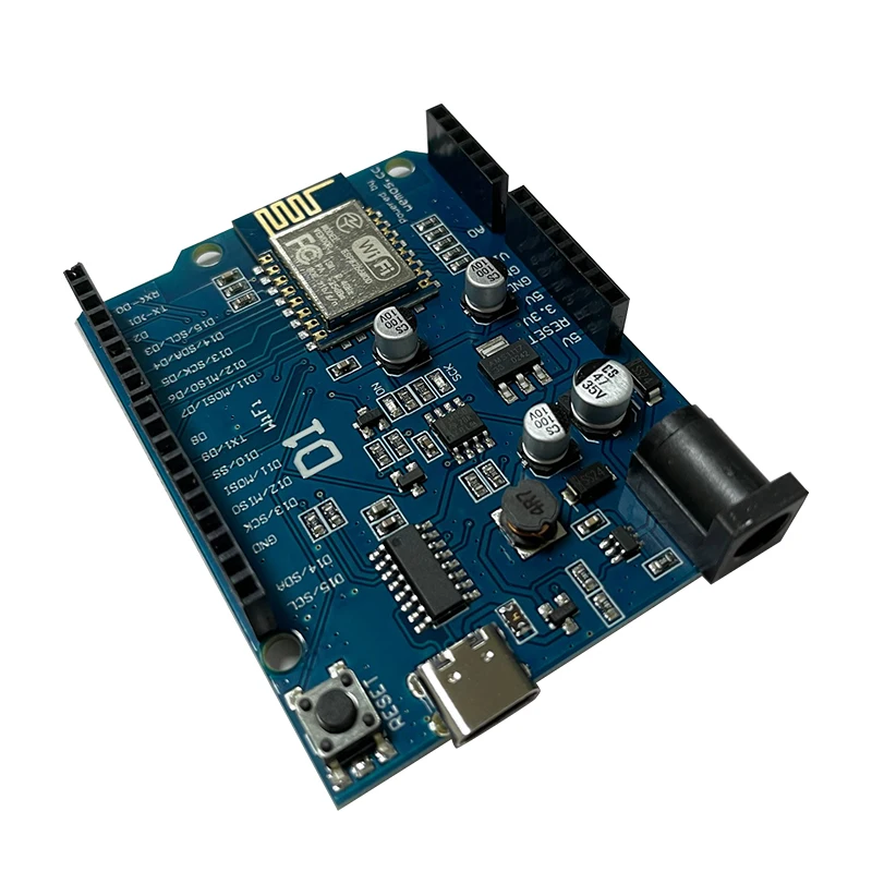 WeMos D1 WiFi UNO R3 development board is based on ESP8266 ESP-12E module TYPE-C interface
WeMos D1 WiFi UNO R3 development board is based on ESP8266 ESP-12E module TYPE-C interface