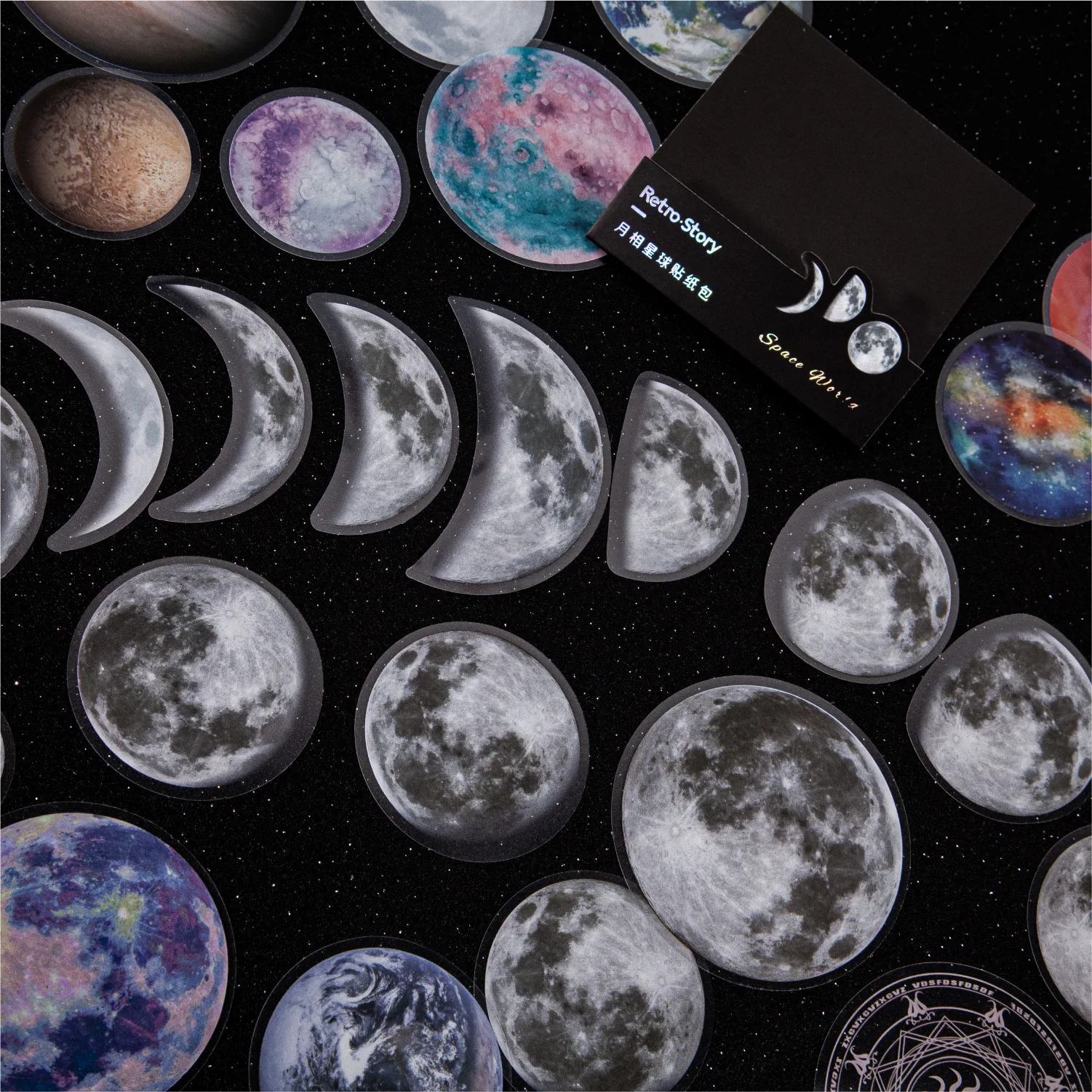15 Pcs/pack Moon Planets Waterproof Decorative Stickers
15 Pcs/pack Moon Planets Waterproof Decorative Stickers