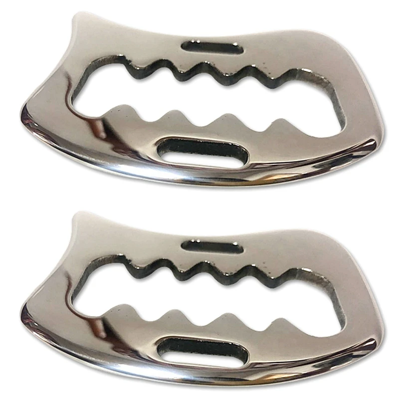 2X Stainless Steel Gua Sha Scraping Massage Tool Soft Tissue Mobilization Body Pain Scraping Tool
2X Stainless Steel Gua Sha Scraping Massage Tool Soft Tissue Mobilization Body Pain Scraping Tool