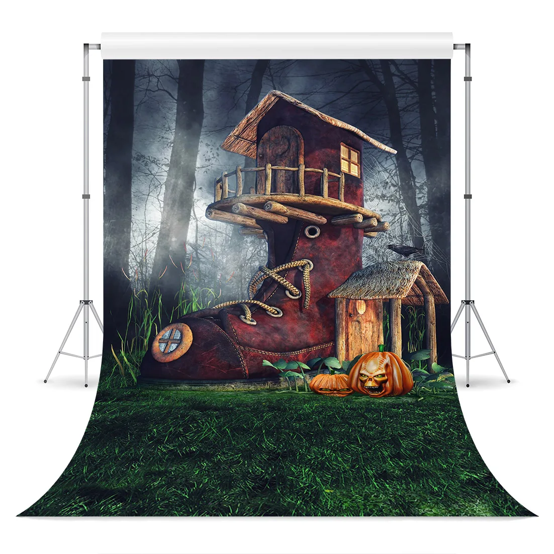 Фон для фотосъемки на Хэллоуин Фантазийная обувь Тыква ребенок дети портрет семейвечерние фон для фотосъемки реквизит для студии
Фон для фотосъемки на Хэллоуин Фантазийная обувь Тыква ребенок дети портрет семейвечерние фон для фотосъемки реквизит для студии