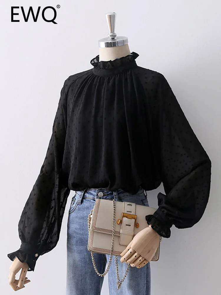 EWQ Sweet Style And Youth Woman Blouses Stand Edible Tree Fungus Lace Patchwork Solid Color Female Shirt Summer 2023 New SN2258
EWQ Sweet Style And Youth Woman Blouses Stand Edible Tree Fungus Lace Patchwork Solid Color Female Shirt Summer 2023 New SN2258