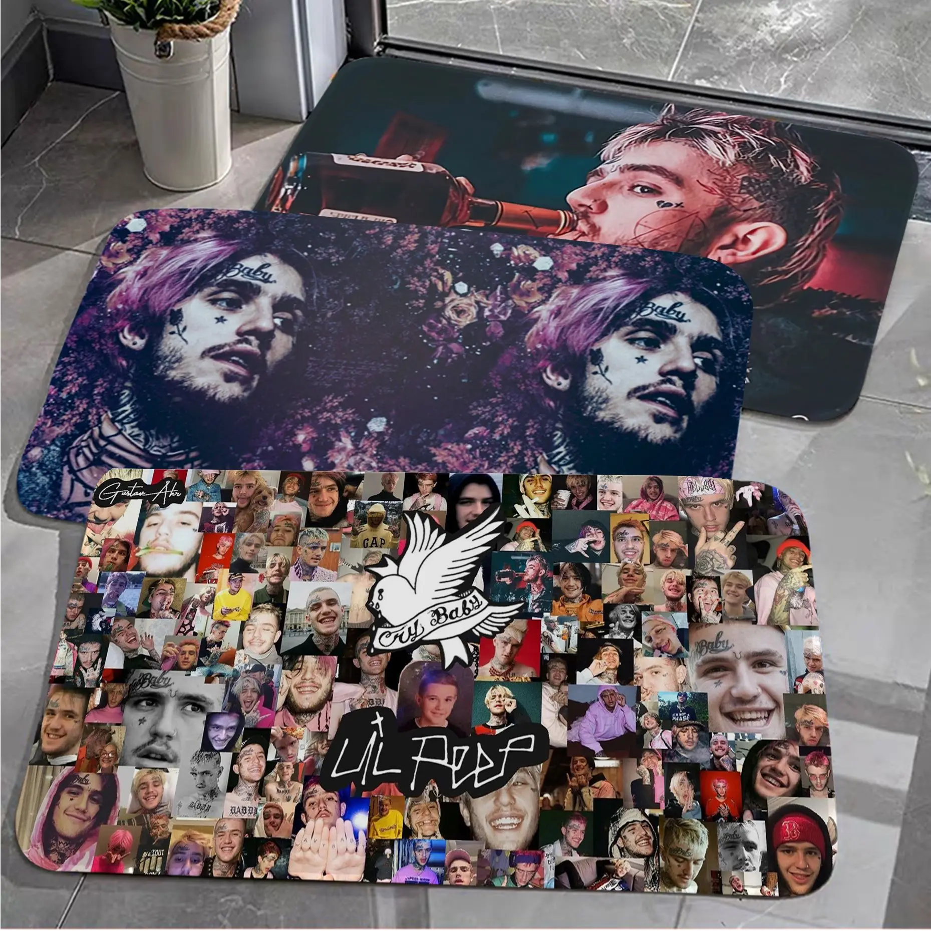 Lil Peep Door Mat Washable Non-Slip Living Room Sofa Chairs Area Mat Kitchen Alfombra
Lil Peep Door Mat Washable Non-Slip Living Room Sofa Chairs Area Mat Kitchen Alfombra
