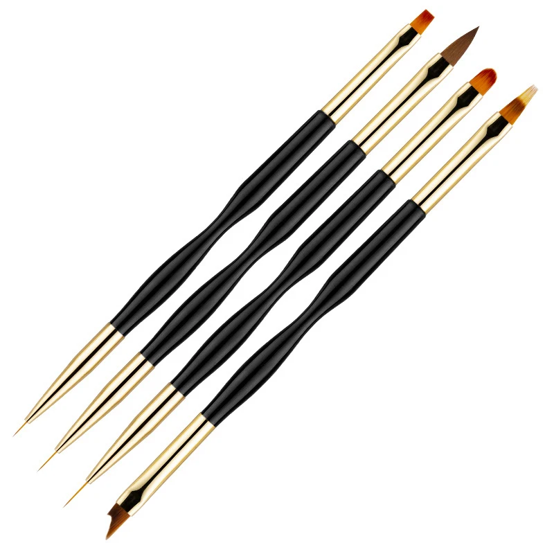 4Pcs Acrylic French Stripe Nail Art Liner Brush Set 3D Tips Manicuring Ultra-thin Line Drawing Pen UV Gel Brushes Painting Tools
4Pcs Acrylic French Stripe Nail Art Liner Brush Set 3D Tips Manicuring Ultra-thin Line Drawing Pen UV Gel Brushes Painting Tools