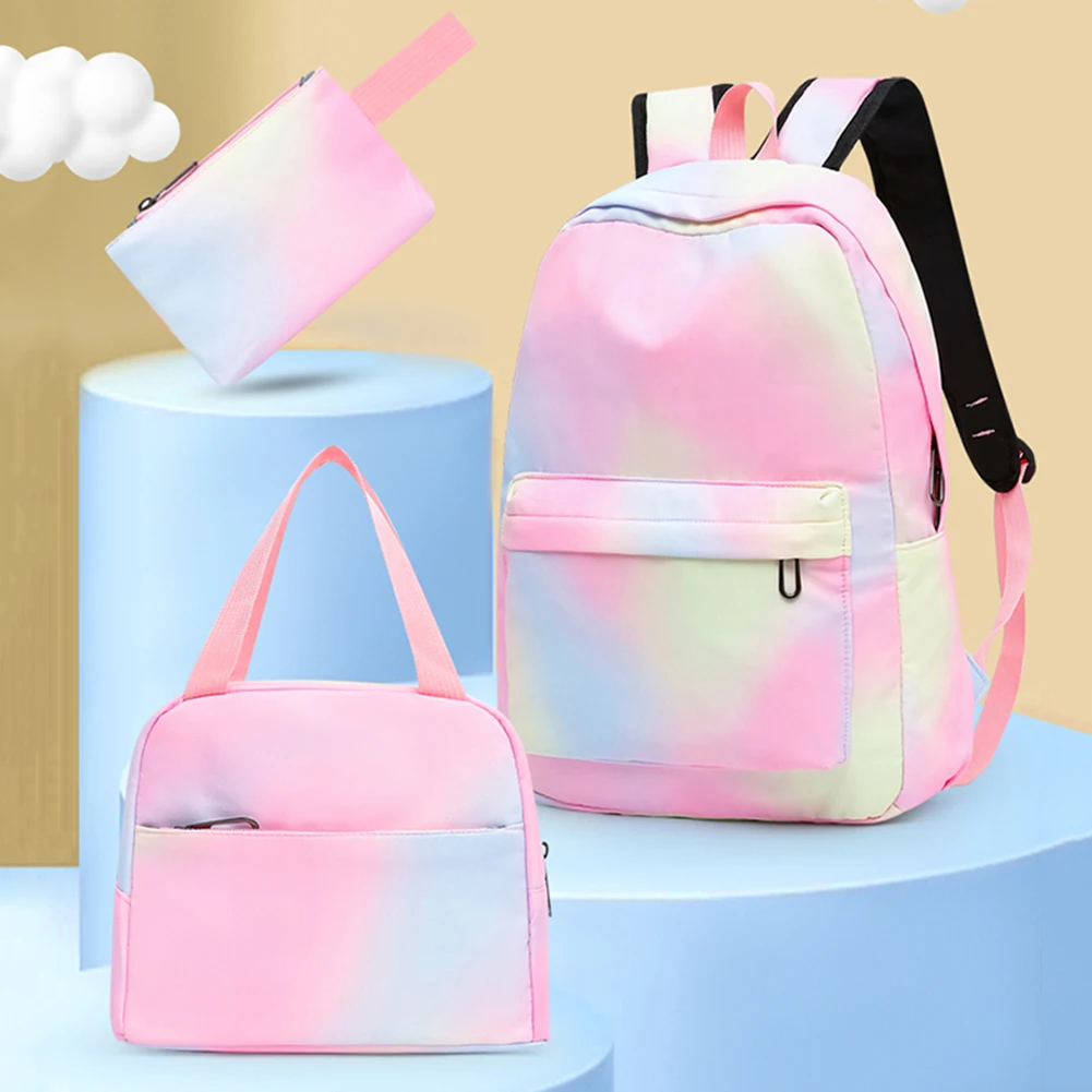 Student Schoolbag Laptop Bookbag Three Piece Insulated Lunch Tote Bag Pencil Case Purse Set for Teenagers Kids
Student Schoolbag Laptop Bookbag Three Piece Insulated Lunch Tote Bag Pencil Case Purse Set for Teenagers Kids