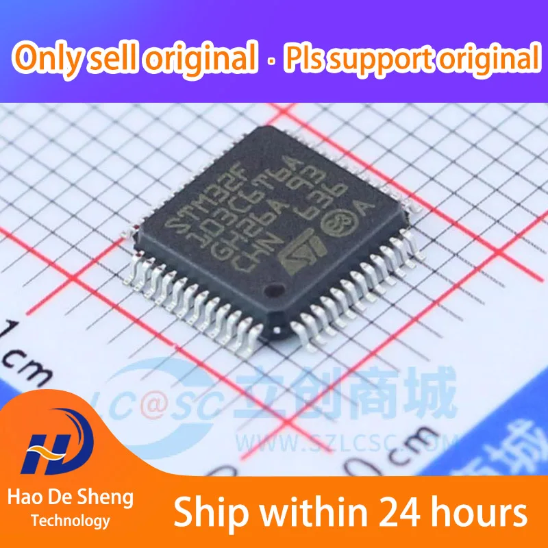 1PCS/LOT STM32F103C6T6A STM32F103C6T6 LQFP48 New Original in Stock,Active Components
1PCS/LOT STM32F103C6T6A STM32F103C6T6 LQFP48 New Original in Stock,Active Components