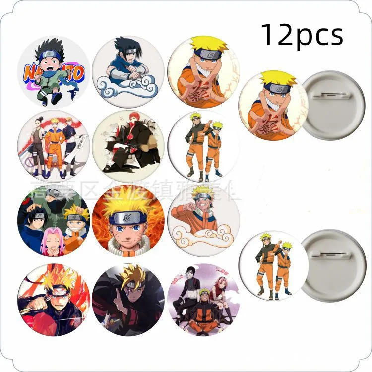12PCS Anime Naruto Badge NARUTO Action Figure Cute Cartoon Collection Uzumaki Akatsuki Kakashi Figurine Kids Toy Christmas Gift
12PCS Anime Naruto Badge NARUTO Action Figure Cute Cartoon Collection Uzumaki Akatsuki Kakashi Figurine Kids Toy Christmas Gift
