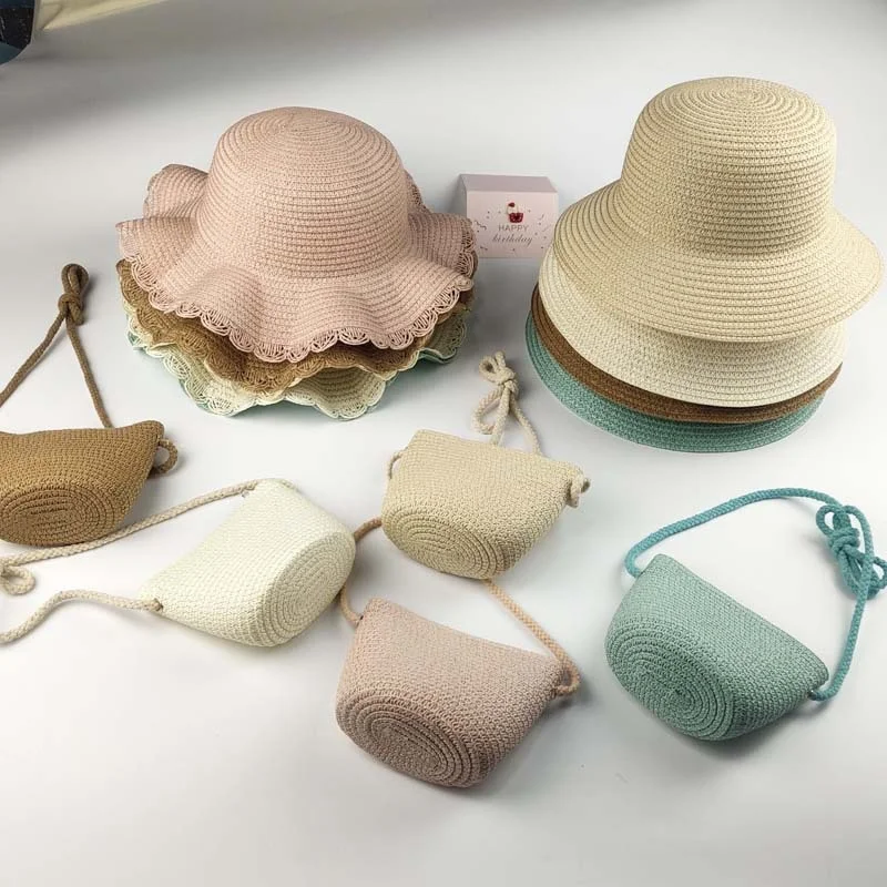 Summer Children's Straw Bag Straw Hat Cute Mini Beach Bag Boys and Girls Shoulder Crossbody Bags Small Sun Hats Kids Coin Purse
Summer Children's Straw Bag Straw Hat Cute Mini Beach Bag Boys and Girls Shoulder Crossbody Bags Small Sun Hats Kids Coin Purse