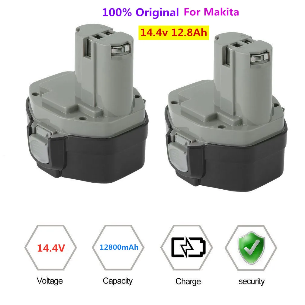NEW Original 14.4V 12800mAh NI-CD Power Tool Battery for MAKITA 14.4V Battery for Makita PA14,1422,1420 192600-1 6281D 6280D
NEW Original 14.4V 12800mAh NI-CD Power Tool Battery for MAKITA 14.4V Battery for Makita PA14,1422,1420 192600-1 6281D 6280D