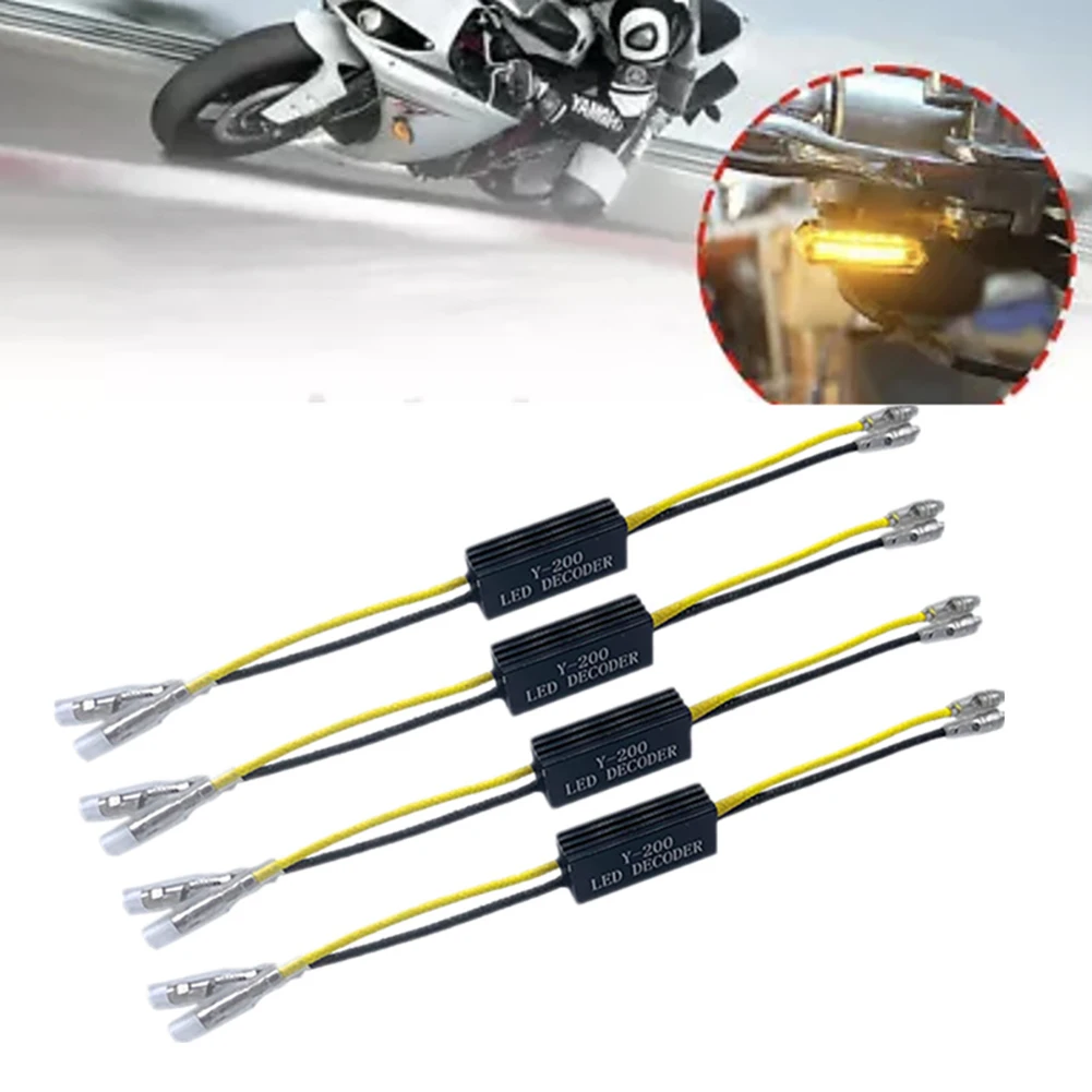4Pcs Moto Load Decoding Resistor Motorcycle Turn Signal Indicator Fault Decoder For LED Turn Signal Light Repair
4Pcs Moto Load Decoding Resistor Motorcycle Turn Signal Indicator Fault Decoder For LED Turn Signal Light Repair