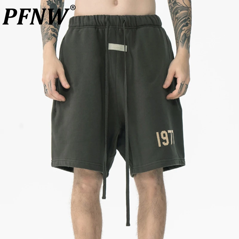 PFNW Summer Men's Chic Drawstring Outdoor Cool Streetwear Shorts Fashion Flocking Plush Sports Letter Niche Design Pants 12Z1028
PFNW Summer Men's Chic Drawstring Outdoor Cool Streetwear Shorts Fashion Flocking Plush Sports Letter Niche Design Pants 12Z1028