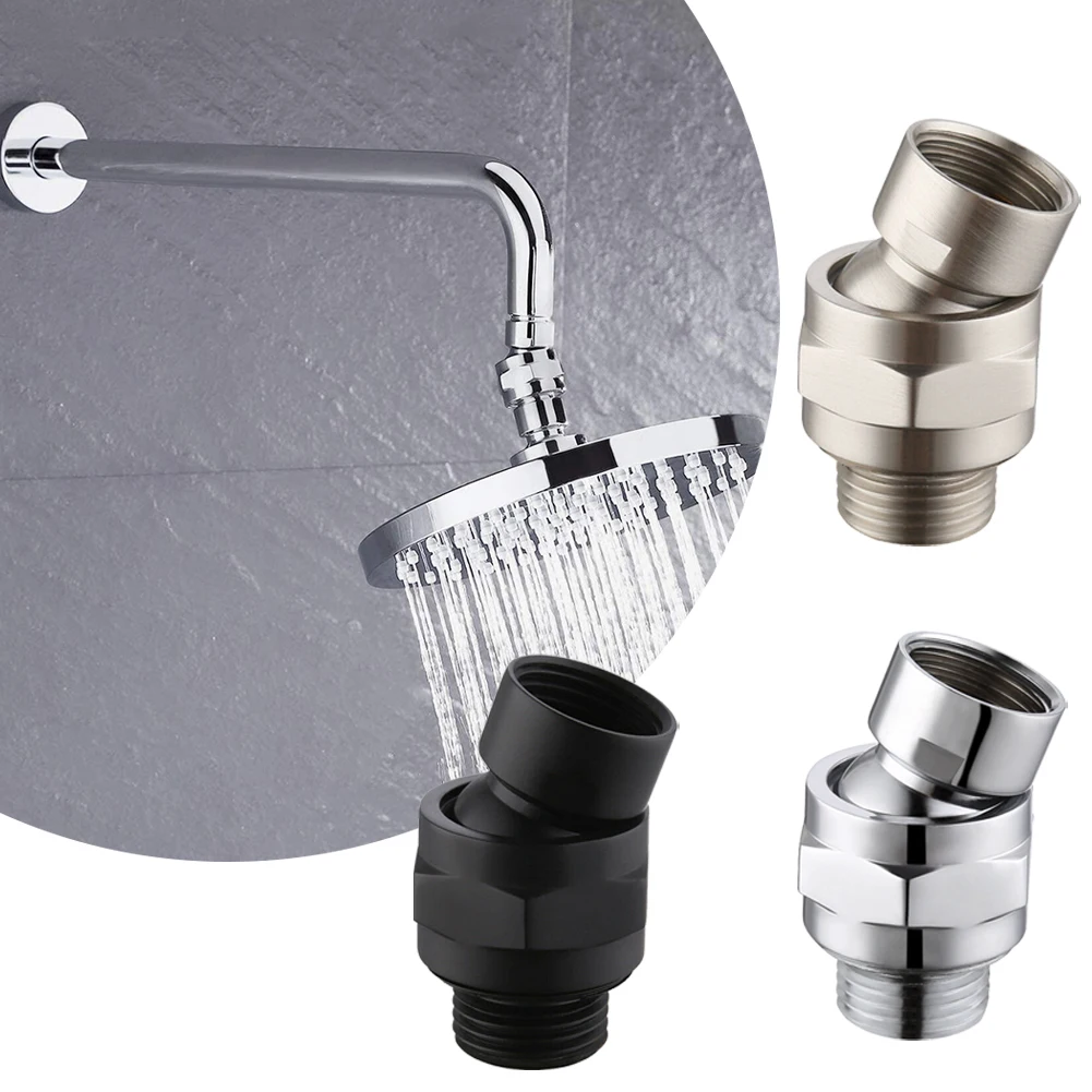 Ball Joint Shower Connector Swivel Ball Adapter Accessories Adjustable Bathroom Brass G1/2\\\\\\\" Thread Shower Head
Ball Joint Shower Connector Swivel Ball Adapter Accessories Adjustable Bathroom Brass G1/2\\\\\\\" Thread Shower Head