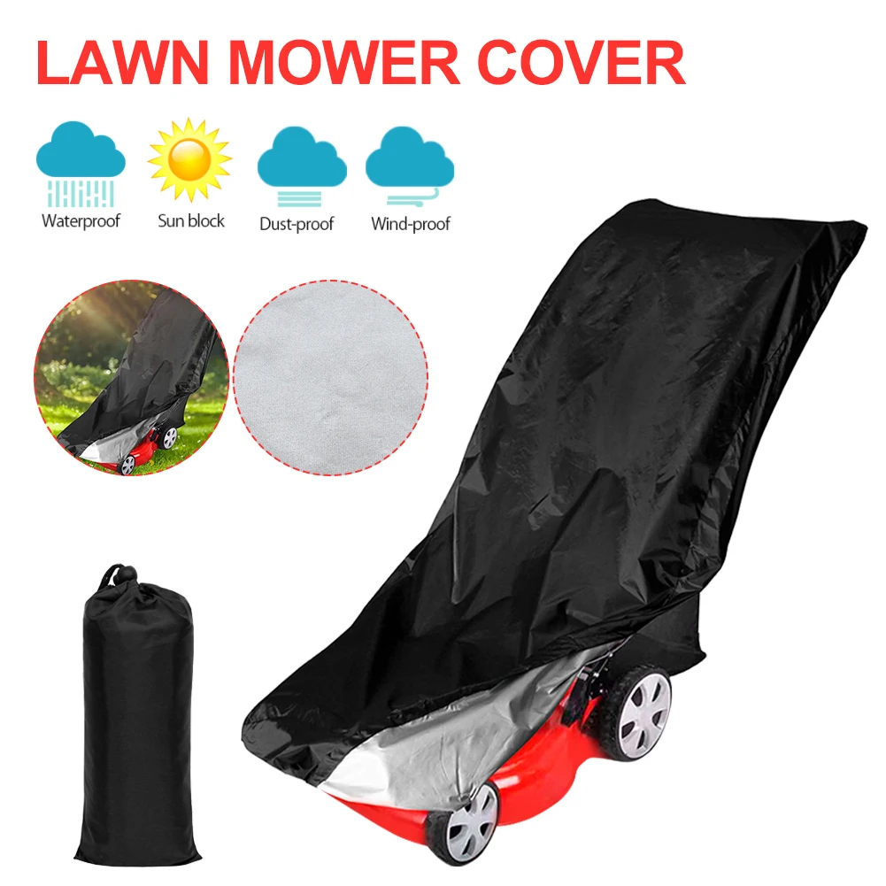 Lawn Mower Cover 190T Polyester Universal Tractor Cover Waterproof Dustproof UV Protection With Drawstring Outdoor Cover
Lawn Mower Cover 190T Polyester Universal Tractor Cover Waterproof Dustproof UV Protection With Drawstring Outdoor Cover