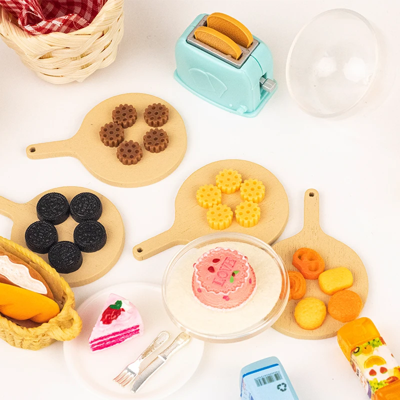 Doll Set Of Dishes For Picnic Scene Miniature Food For Mini Basket Bake Cake Cookies Baguette Dollhouse Playing Toys Gift
Doll Set Of Dishes For Picnic Scene Miniature Food For Mini Basket Bake Cake Cookies Baguette Dollhouse Playing Toys Gift