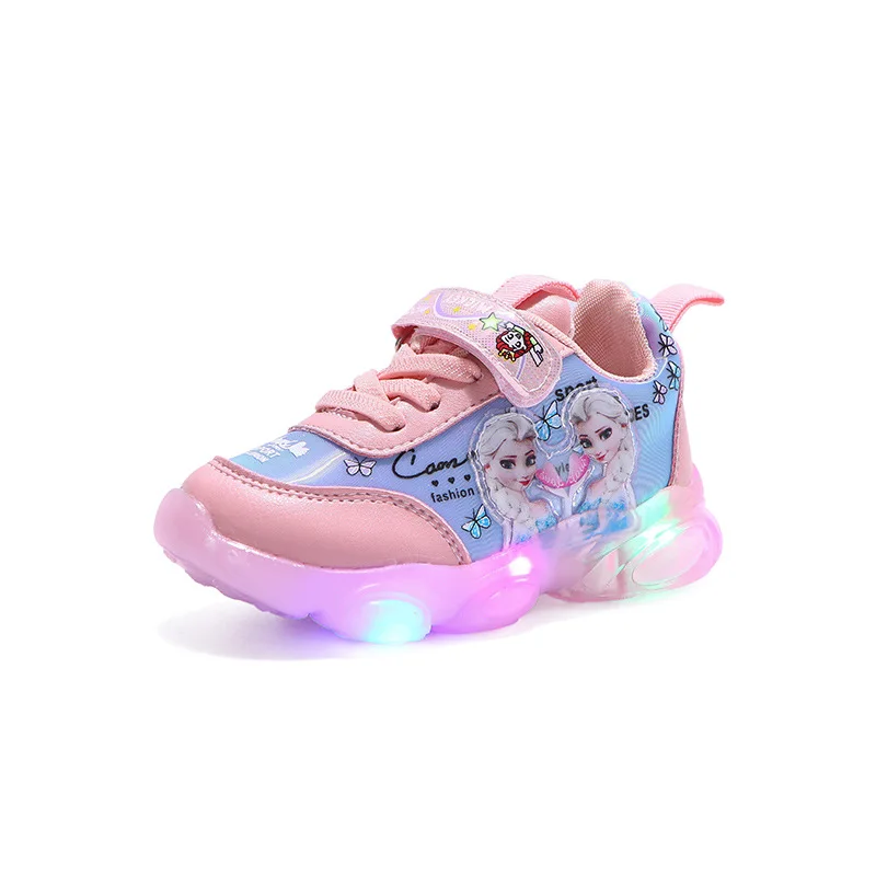 Disney Frozen Anna Elsa Mesh Sneakers Kids Shoes Summer Led Children Luminous Boots Girls Light Baby Sports Pink Sneakers
Disney Frozen Anna Elsa Mesh Sneakers Kids Shoes Summer Led Children Luminous Boots Girls Light Baby Sports Pink Sneakers