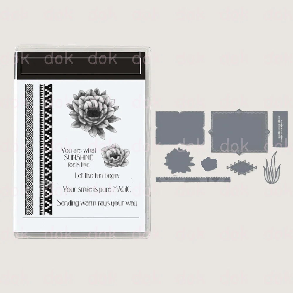 Stripes And Flowers Clear Stamps and Metal Cutting Dies Sets for DIY Craft Making Greeting Card Scrapbooking Decoration New
Stripes And Flowers Clear Stamps and Metal Cutting Dies Sets for DIY Craft Making Greeting Card Scrapbooking Decoration New