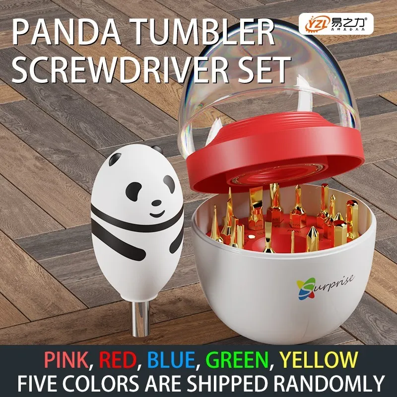 Screwdriver Set One-word Cross Multi-Function Household Combination Panda Tumbler Hand Tool Household Small Mini
Screwdriver Set One-word Cross Multi-Function Household Combination Panda Tumbler Hand Tool Household Small Mini