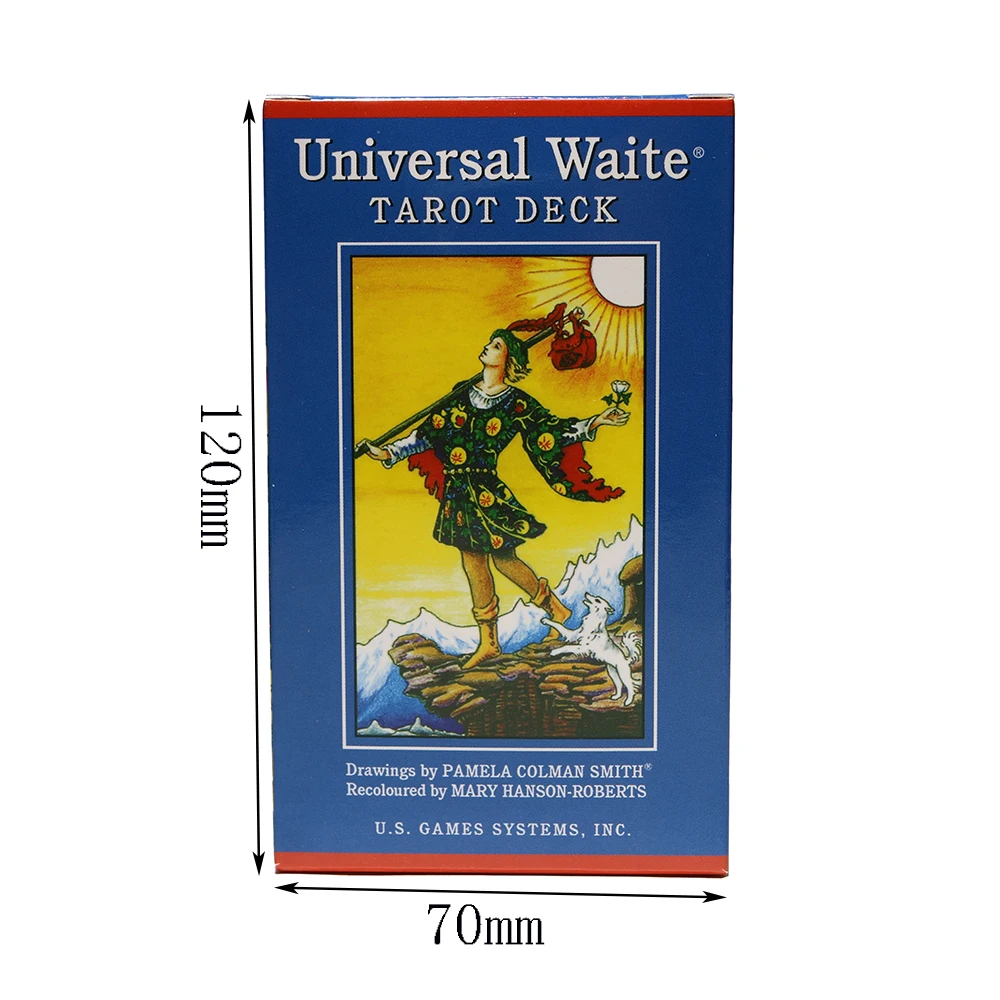 12CMX7CM Universal Waite Tarot Deck Cards with Guide Book Board Game for Beginners.78-Card Deck.Tracking Available Logistic
12CMX7CM Universal Waite Tarot Deck Cards with Guide Book Board Game for Beginners.78-Card Deck.Tracking Available Logistic