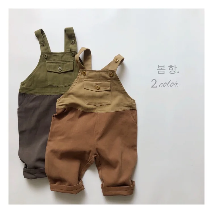 Children's clothes 2022 spring new style children's retro jumpsuit color matching loose suspenders for boys and girls
Children's clothes 2022 spring new style children's retro jumpsuit color matching loose suspenders for boys and girls