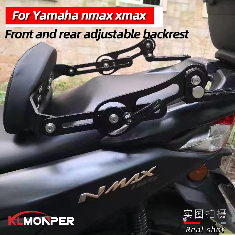 For Yamaha NMAX XMAX Universal Motorcycle Backrest Adjustable Multi-Purpose Driver Passenger Backrest Aluminum Alloy Accessories
For Yamaha NMAX XMAX Universal Motorcycle Backrest Adjustable Multi-Purpose Driver Passenger Backrest Aluminum Alloy Accessories
