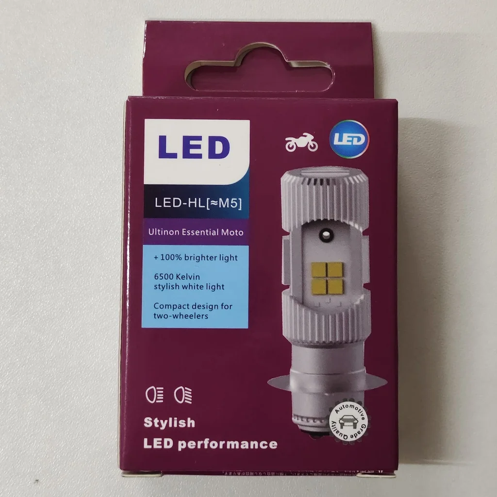 1PC Universal Motorcycle Led Headlight Bulb T19/1LEG- Beterry Operated White Color Driving for Cafe
1PC Universal Motorcycle Led Headlight Bulb T19/1LEG- Beterry Operated White Color Driving for Cafe