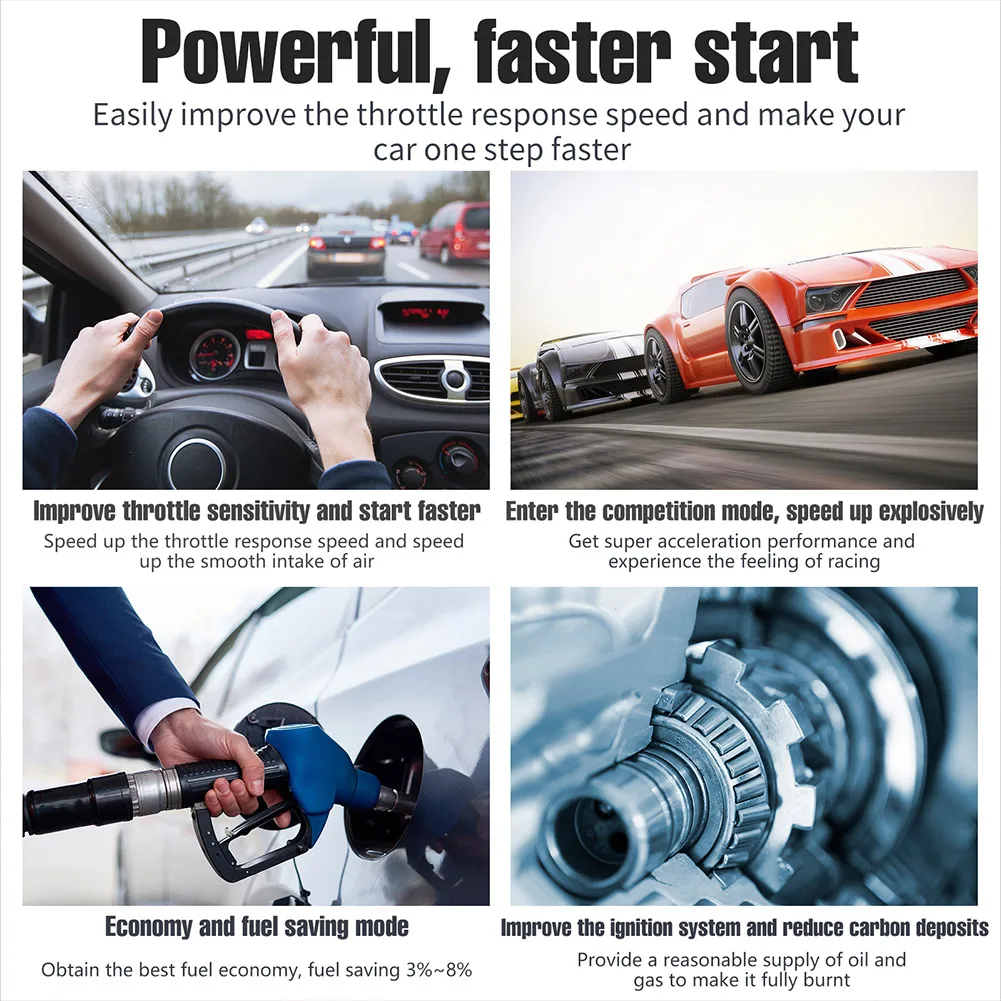 Equippments 6 Kinds Of Display Pages Can Be Switched Freely Throttle Controller 50mm*31mm*6mm Accelerator Acrylic Board
Equippments 6 Kinds Of Display Pages Can Be Switched Freely Throttle Controller 50mm*31mm*6mm Accelerator Acrylic Board
