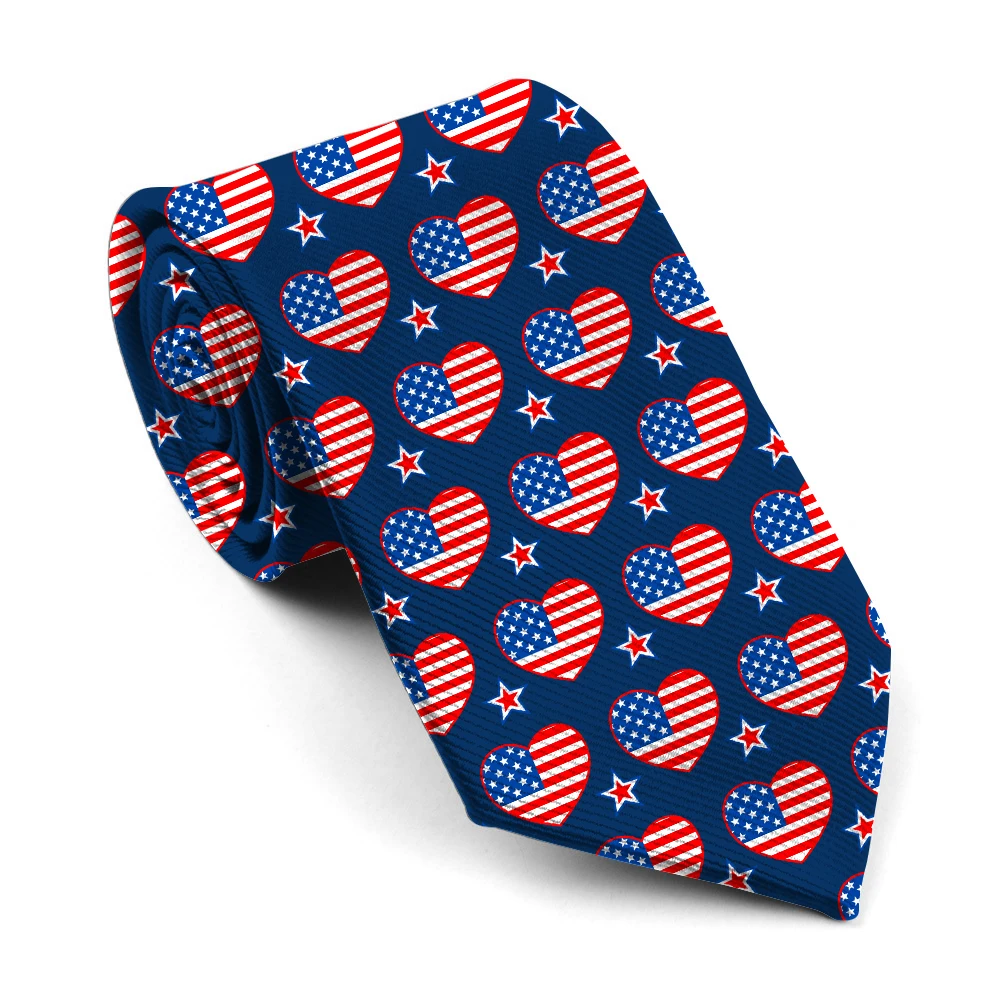 NEW American flag Mens Ties Novelty Neckties, USA Independence Day Tie Skinny 3D Print Neckwear for Missions Party Gifts
NEW American flag Mens Ties Novelty Neckties, USA Independence Day Tie Skinny 3D Print Neckwear for Missions Party Gifts