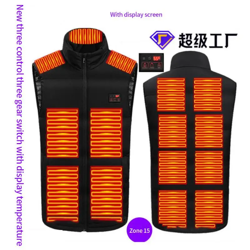 Жилет с подогревом на 15 мест, Зимняя Теплая мужская куртка с электроподогревом и USB, жилет с тремя режимами управления для кемпинга, походов, ...
Жилет с подогревом на 15 мест, Зимняя Теплая мужская куртка с электроподогревом и USB, жилет с тремя режимами управления для кемпинга, походов, ...