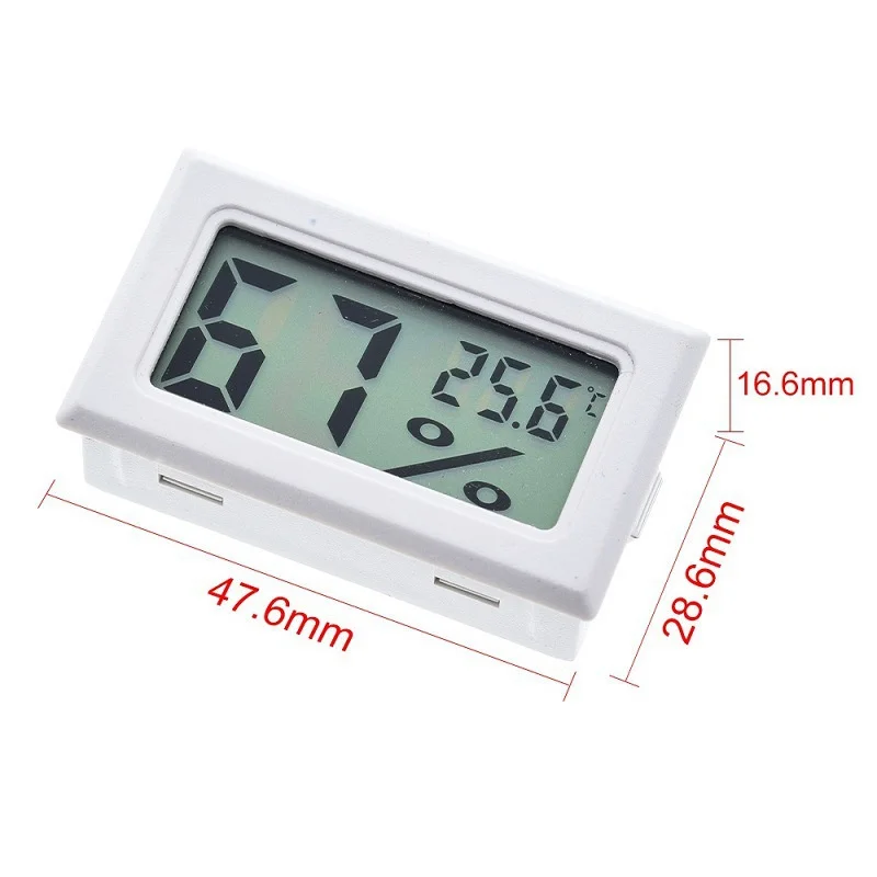 NEW Fashion LCD Digital Temperature Sensor Temperature Controller Thermometer Humidity Meter Thermometer Hygrometer Gauge
NEW Fashion LCD Digital Temperature Sensor Temperature Controller Thermometer Humidity Meter Thermometer Hygrometer Gauge