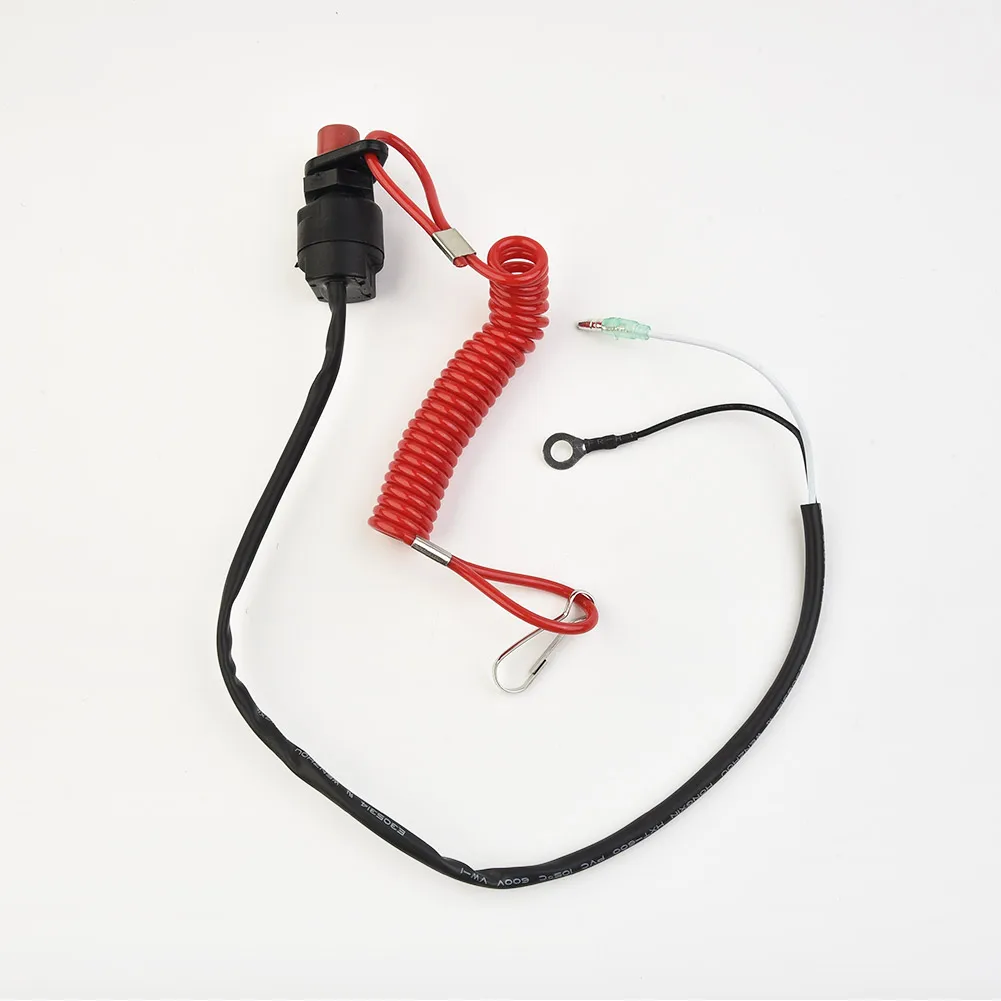 Wire Engine Outboard Kill Switch Component Protection Plastic Black Safety Lanyard Boat Motor Parts Accessories
Wire Engine Outboard Kill Switch Component Protection Plastic Black Safety Lanyard Boat Motor Parts Accessories