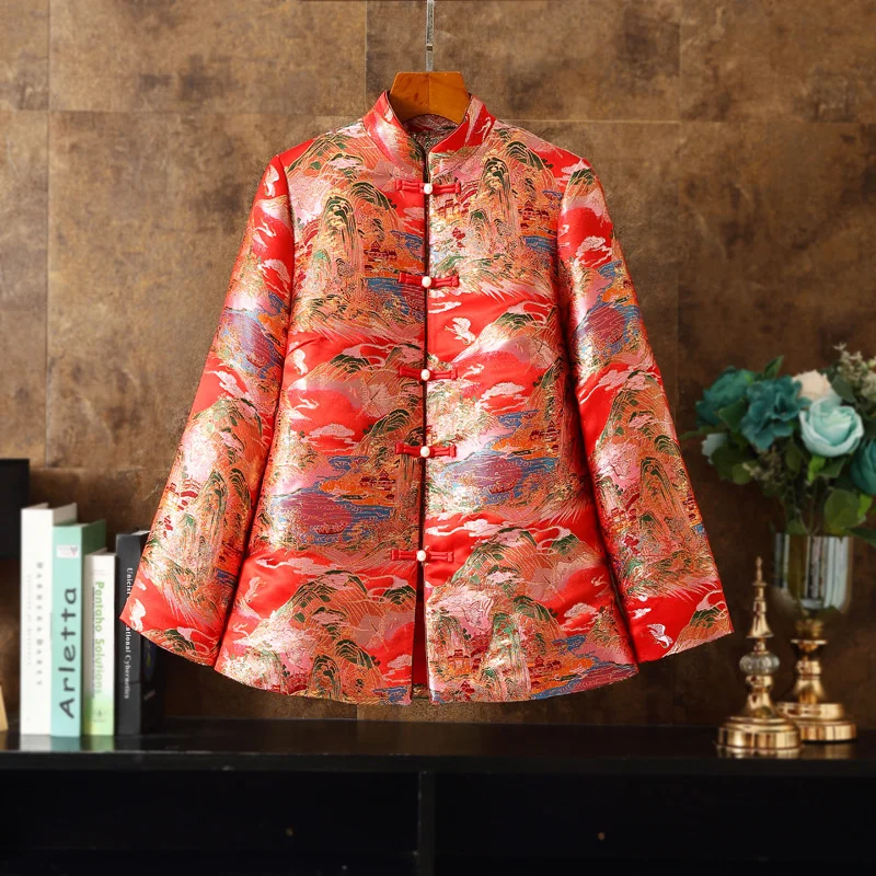 Chinese New Year Clothes Women 2023 Winter Coat Women Wu Tang Vintage Padded Jacket Tradition Tang Suit Oriental Clothes Woman
Chinese New Year Clothes Women 2023 Winter Coat Women Wu Tang Vintage Padded Jacket Tradition Tang Suit Oriental Clothes Woman