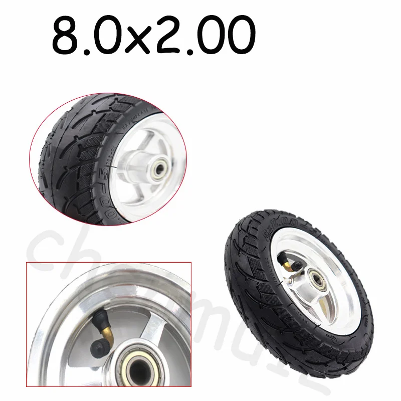 8x2.00 tubeless explosion-proof rubber tire with alloy bearing for Kugoo C3 S3 S2 MINI electric scooter modified parts
8x2.00 tubeless explosion-proof rubber tire with alloy bearing for Kugoo C3 S3 S2 MINI electric scooter modified parts