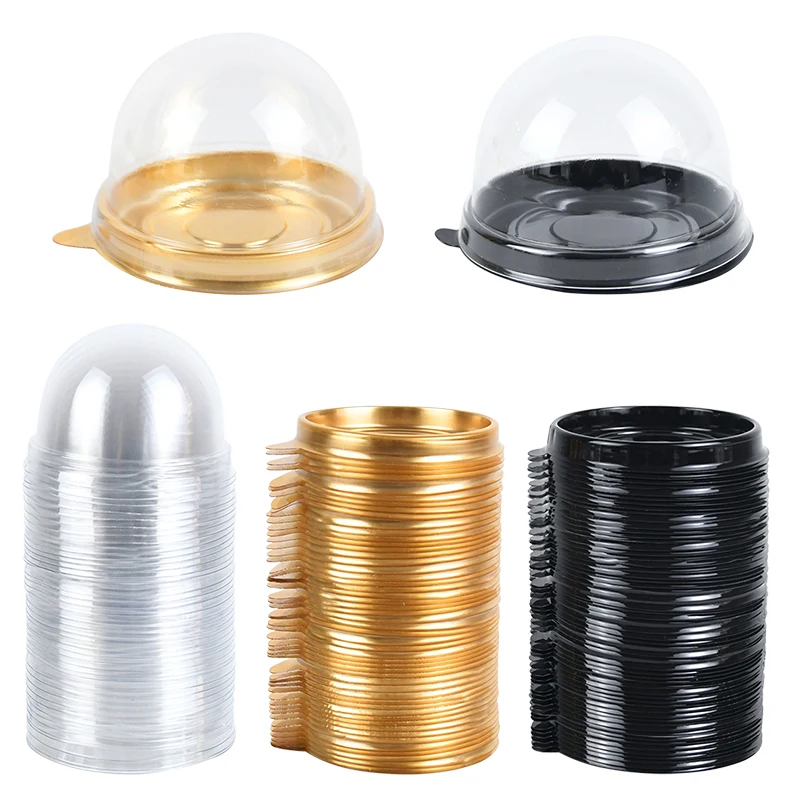 10pcs Clear Plastic Cake Box Round Dessert Cupcake Case Container Mooncake Dome Egg Yolk Crisp Carrier Holder Baking Packing Box 
10pcs Clear Plastic Cake Box Round Dessert Cupcake Case Container Mooncake Dome Egg Yolk Crisp Carrier Holder Baking Packing Box