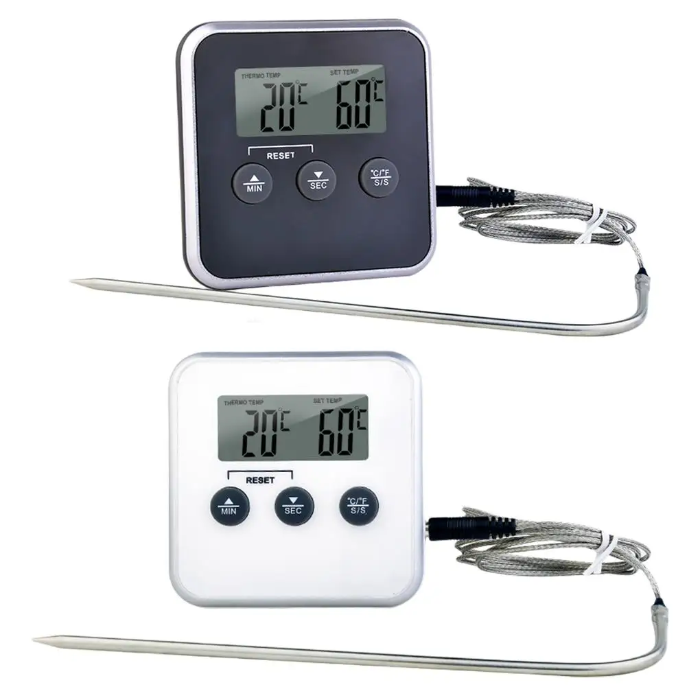Cooking Thermometer Stainless Steel Food Chicken Steak Temperature Gauge Quick Read BBQ Milk Tool Kitchen Chef Gadgets Black
Cooking Thermometer Stainless Steel Food Chicken Steak Temperature Gauge Quick Read BBQ Milk Tool Kitchen Chef Gadgets Black