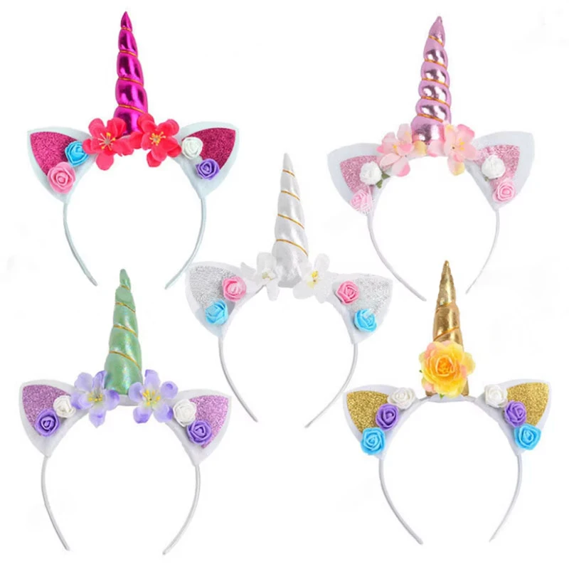 Children Hair Band Flower Mesh Unicorn Head Buckle Birthday Party Decoration Mouse Ears Baby Headband Girl Headwear Accessories
Children Hair Band Flower Mesh Unicorn Head Buckle Birthday Party Decoration Mouse Ears Baby Headband Girl Headwear Accessories