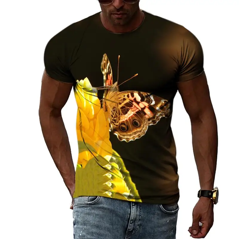 Summer Fashion Insect Butterfly graphic t shirts For Men Casual 3D Print Tee Harajuku Personality Round Neck Short Sleeve Top
Summer Fashion Insect Butterfly graphic t shirts For Men Casual 3D Print Tee Harajuku Personality Round Neck Short Sleeve Top