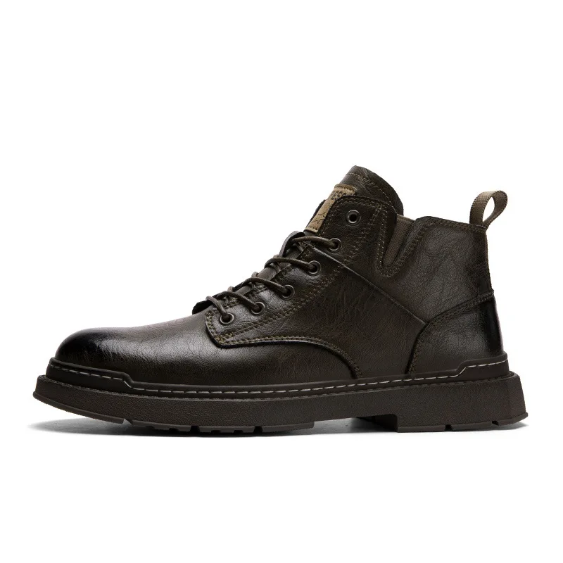 Autumn Martin Boots Men's English Style High Top Soft Sole Light Luxury Simple Work Wear Boots Retro Motorcycle Casual Shoes
Autumn Martin Boots Men's English Style High Top Soft Sole Light Luxury Simple Work Wear Boots Retro Motorcycle Casual Shoes