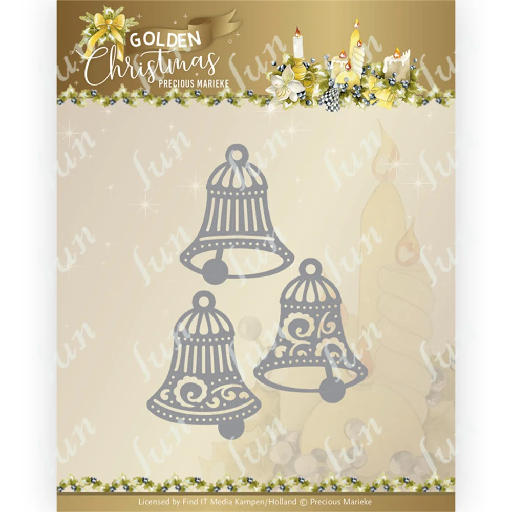 New Arrivals Traditional Bells Metal Craft Cutting Die Diy Scrapbook Paper Diary Decoration Christmas Card Handmade Embossing
New Arrivals Traditional Bells Metal Craft Cutting Die Diy Scrapbook Paper Diary Decoration Christmas Card Handmade Embossing