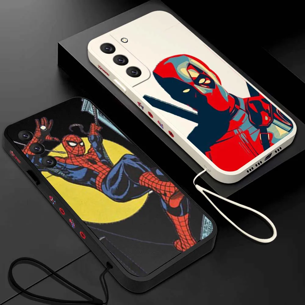 Avengers Spider-Man Phone Case For Samsung Galaxy S23 S22 S21 S20 Ultra Plus FE S10 4G S9 S10E Note 10 Plus With Lanyard Cover
Avengers Spider-Man Phone Case For Samsung Galaxy S23 S22 S21 S20 Ultra Plus FE S10 4G S9 S10E Note 10 Plus With Lanyard Cover