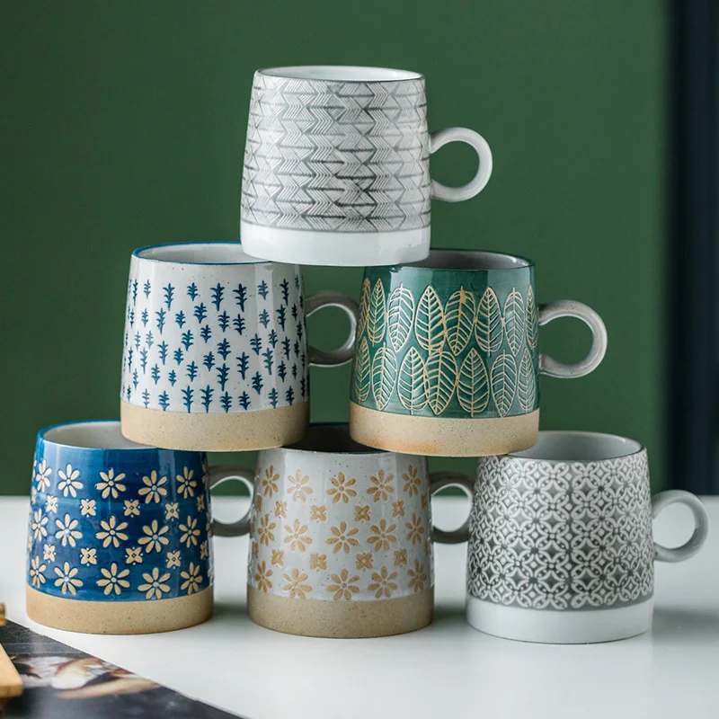 Ceramic Antique Coffee Cup Japanese Garden Tea Cup Water Cup Relief Rough Pottery Mug Lovers Cup Coffee Mug
Ceramic Antique Coffee Cup Japanese Garden Tea Cup Water Cup Relief Rough Pottery Mug Lovers Cup Coffee Mug