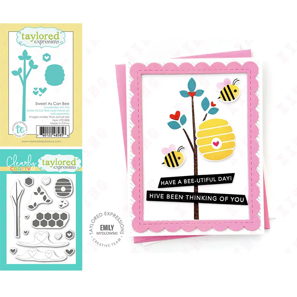 New Sweet As Can Bee Metal Cutting Dies Silicone Stamp Set 2023 Diy Scrapbook Craft Handmade Album Card Decoration Embossed Mold
New Sweet As Can Bee Metal Cutting Dies Silicone Stamp Set 2023 Diy Scrapbook Craft Handmade Album Card Decoration Embossed Mold