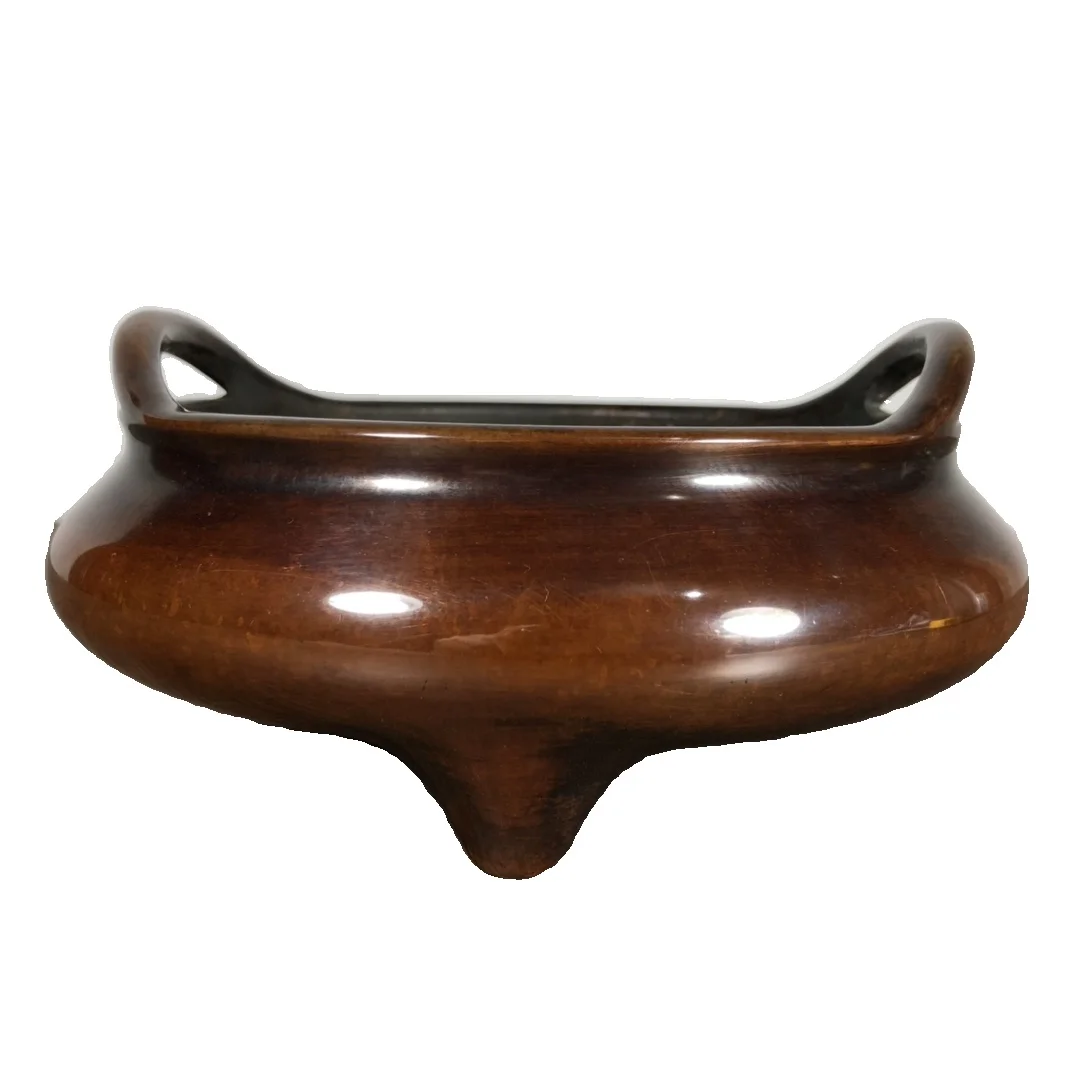 LAOJUNLU Copper Bridge Ear Stove 16Cm Long Chinese Traditional Style Antiques Fine Art Gifts Crafts
LAOJUNLU Copper Bridge Ear Stove 16Cm Long Chinese Traditional Style Antiques Fine Art Gifts Crafts