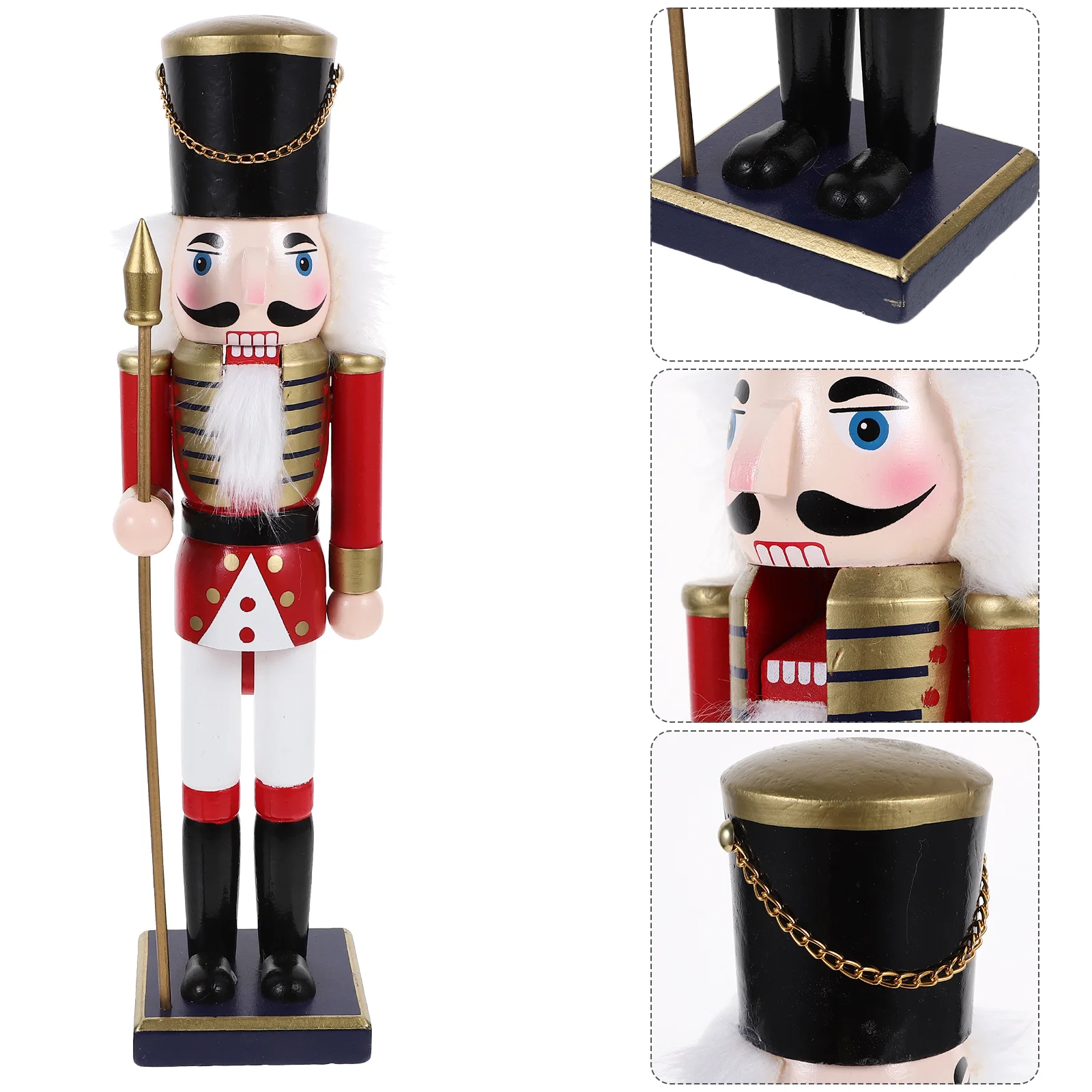 25cm Nutcracker Puppet Doll Figurines Wooden Walnuts Soldiers Band Dolls Christmas New Year Decoration Party Favors
25cm Nutcracker Puppet Doll Figurines Wooden Walnuts Soldiers Band Dolls Christmas New Year Decoration Party Favors
