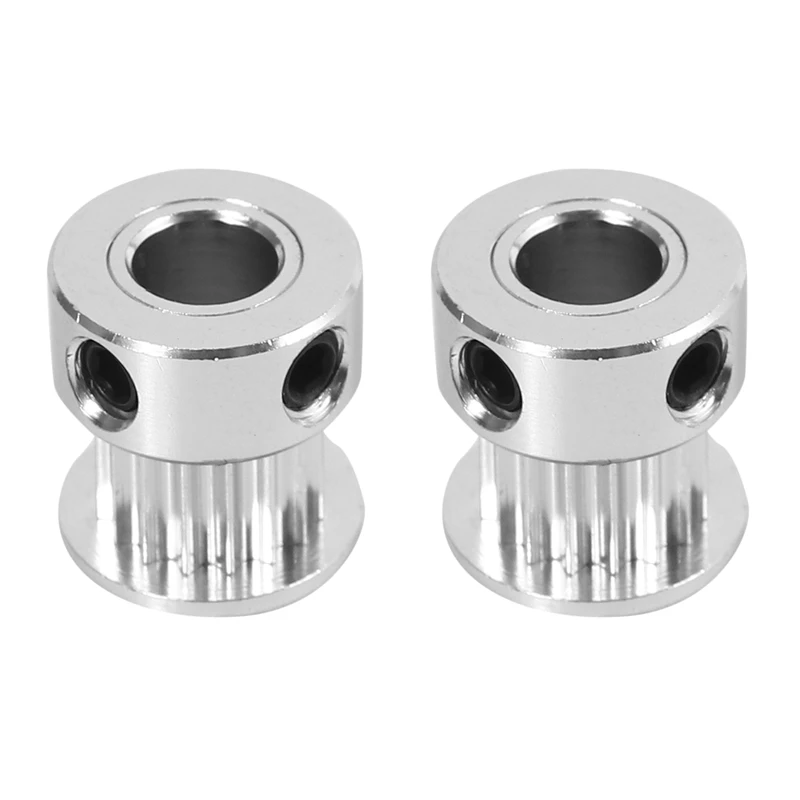 2X Aluminum GT2 16 Teeth 6Mm Bore Timing Belt Pulley Flange Synchronous Wheel For 3D Printer
2X Aluminum GT2 16 Teeth 6Mm Bore Timing Belt Pulley Flange Synchronous Wheel For 3D Printer
