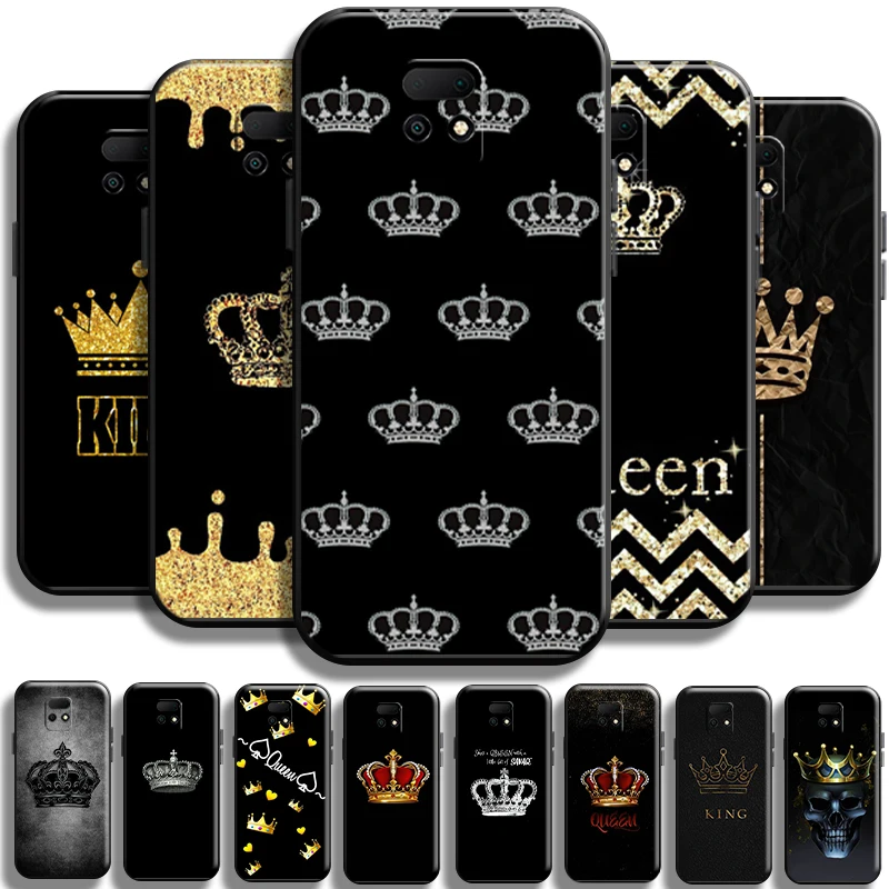 Fashion Crown Queen King For Xiaomi Redmi 10X Pro 5G 10X 4G Cover Cases Funda Soft Liquid Silicon Shockproof Shell Black
Fashion Crown Queen King For Xiaomi Redmi 10X Pro 5G 10X 4G Cover Cases Funda Soft Liquid Silicon Shockproof Shell Black