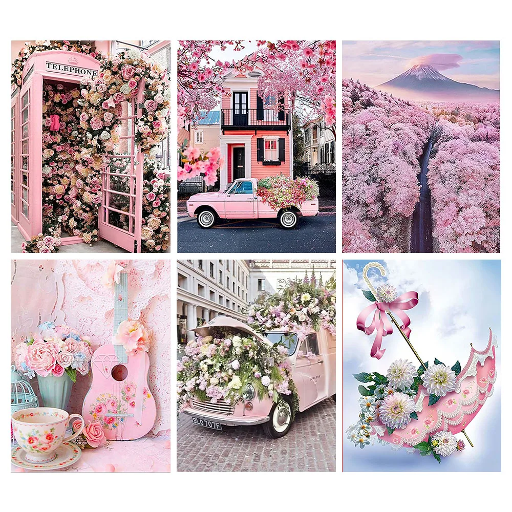 YOUQU Landscape DIY5d Diamond Painting Pink Ocean Mosaic Diamond Embroidery Picture Rhinestone Home Decoration Gift
YOUQU Landscape DIY5d Diamond Painting Pink Ocean Mosaic Diamond Embroidery Picture Rhinestone Home Decoration Gift