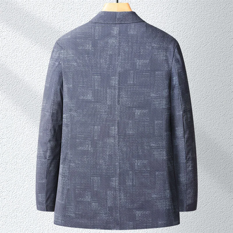 Suit Blazers Men Printing Loose Casual Jacket Business Sunscreen Coats Spring Autumn blue Elegant Outfits Fashion 2023 New
Suit Blazers Men Printing Loose Casual Jacket Business Sunscreen Coats Spring Autumn blue Elegant Outfits Fashion 2023 New