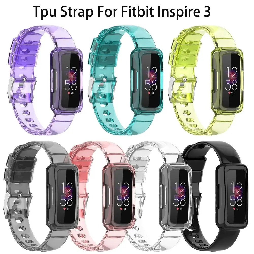 Новый ремешок для Fitbit inspire 3, прозрачный цветной мягкий силиконовый сменный Браслет, ремешок для часов
Новый ремешок для Fitbit inspire 3, прозрачный цветной мягкий силиконовый сменный Браслет, ремешок для часов