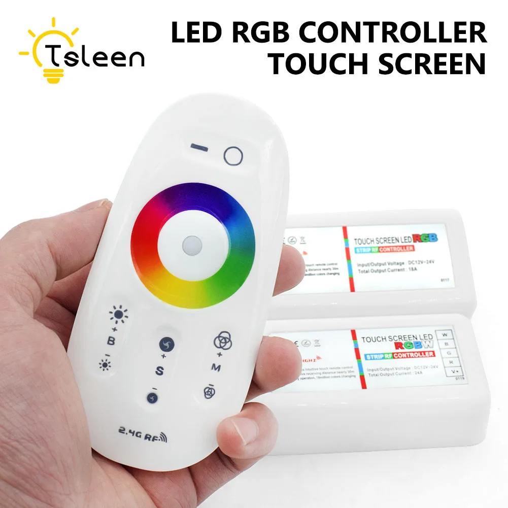 DC12-24V Strip Set Screen LED Touch RGBW/RGB LED Controller 2.4G RGB/RGBW DC12-24V Touch Screen 2.4G Wireless Remote Controller
DC12-24V Strip Set Screen LED Touch RGBW/RGB LED Controller 2.4G RGB/RGBW DC12-24V Touch Screen 2.4G Wireless Remote Controller