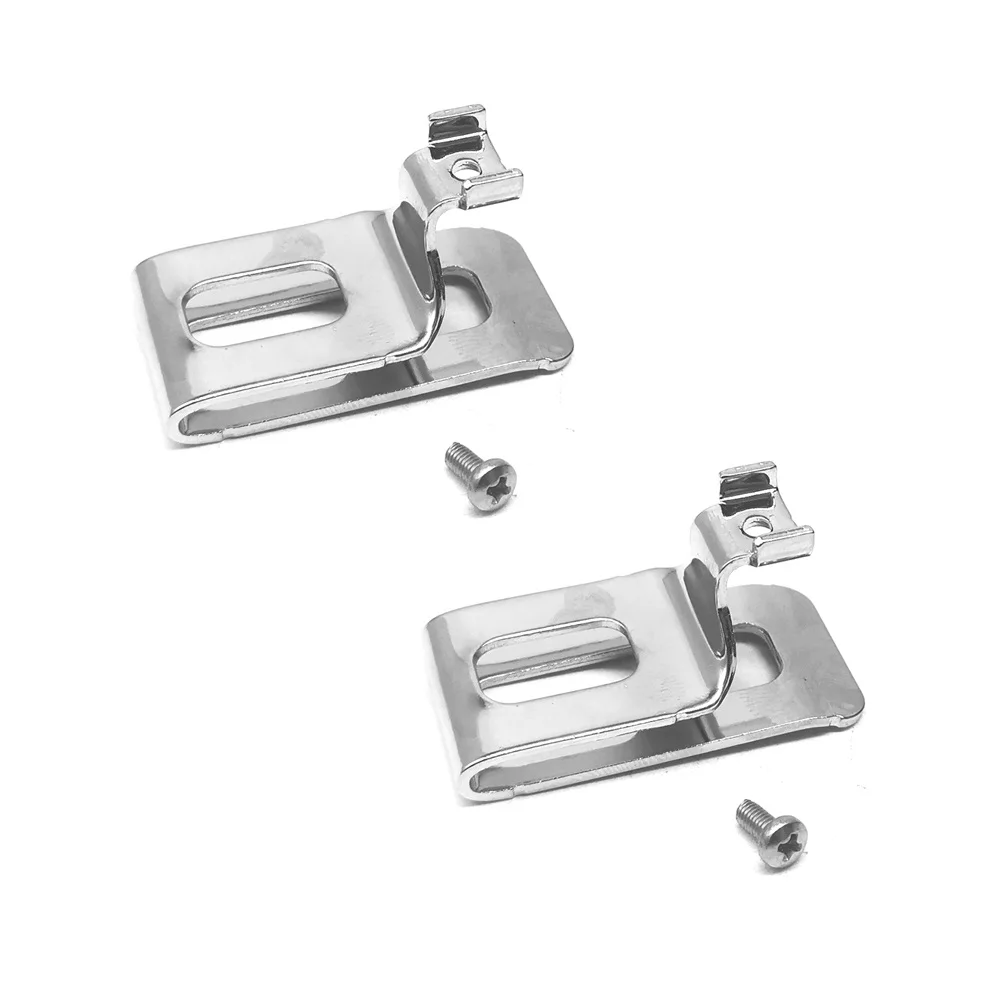 2pcs Belt Clip Hook Stainless Steel Drill Clip Hook Belt Clip With Screw For WORX 20V WU268 WU278 WU279 WX268 WX278 Power Tools
2pcs Belt Clip Hook Stainless Steel Drill Clip Hook Belt Clip With Screw For WORX 20V WU268 WU278 WU279 WX268 WX278 Power Tools