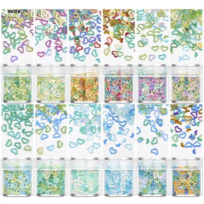X7YA 3D Glitter Hollow Heart-shaped Flakes Nail Supplies Decoration DIY Accessories
X7YA 3D Glitter Hollow Heart-shaped Flakes Nail Supplies Decoration DIY Accessories